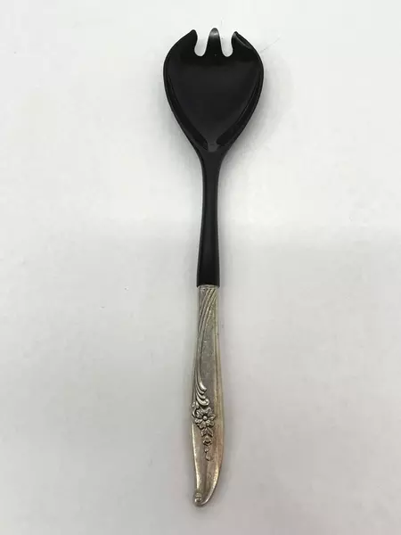 Lot of 2 Nobility Plate Magic Moments Silver Serving Fork & Spoon Utensils