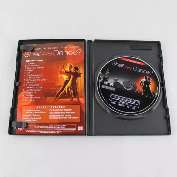 Shall We Dance DVD Richard Gere Jennifer Lopez 2004 Miramax Pre-Owned