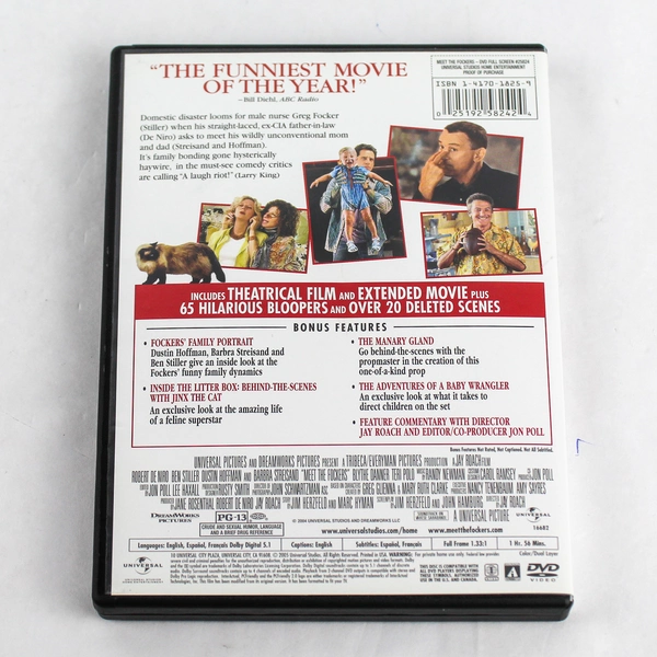 Meet The Fockers DVD Robert De Niro Ben Stiller Pre-owned Comedy Film