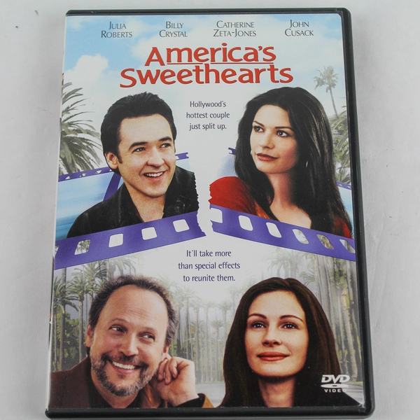 America's Sweethearts DVD Julia Roberts Billy Crystal Romantic Comedy Pre-Owned