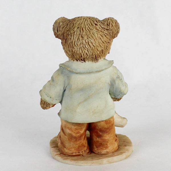1991 Cherished Teddies Jeremy Figurine "Friends Like You Are Precious and Few"