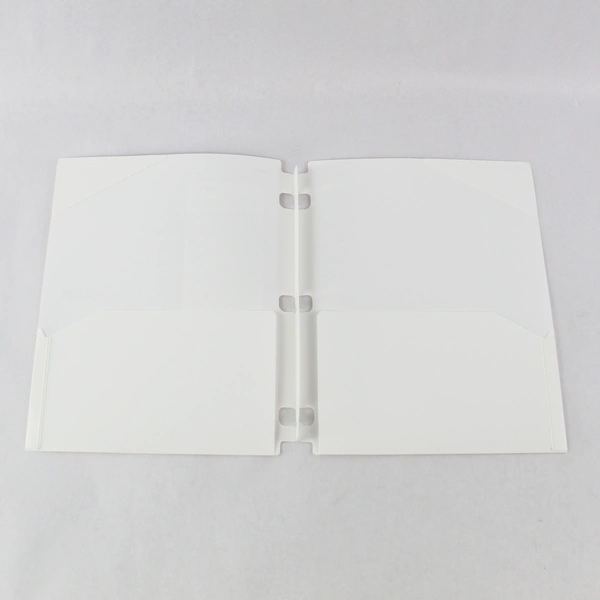 Lot of 2 Mead Five Star White 2-Pocket Folders X-597 for School Supplies