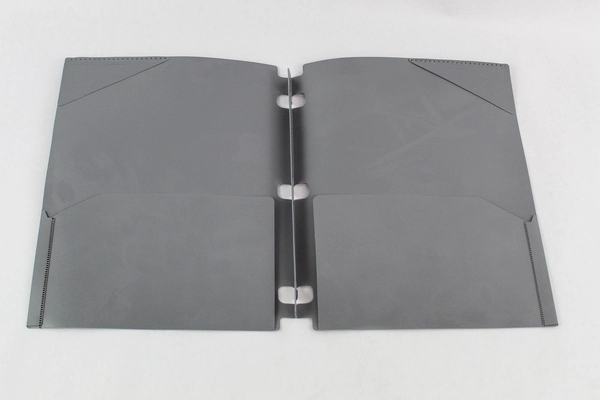Lot of 2 Mead Five Star X-597 Gray 2-Pocket Folders for School Supplies