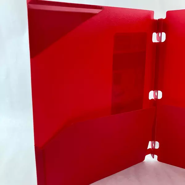 Mead Five Star Red 2-Pocket Snap-In Binder Folder 11.625" x 9.5"