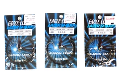 Lot of 3 Packages Eagle Claw Salmon Leader Slip Ties 40lbs Hooks L581 4/0-5/0