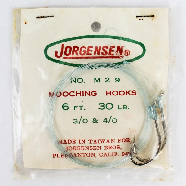 Lot of 3 Vintage Jorgensen M29 Mooching Hooks 3/0-4/0, 2 Hooks Each