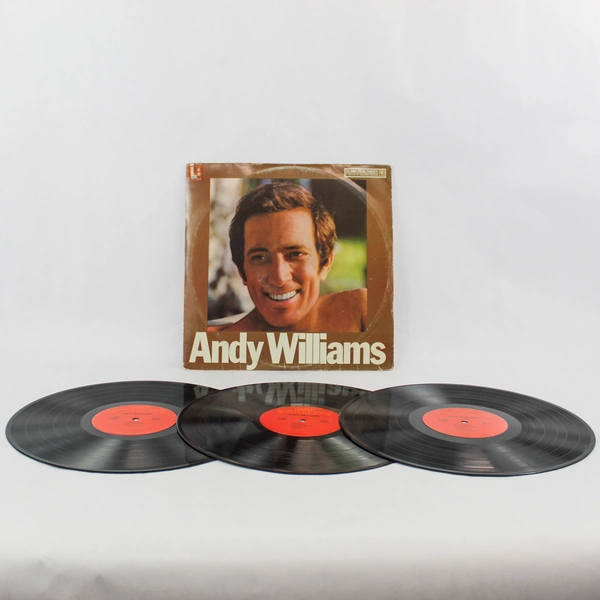 Lot of 3 Vintage Andy Williams Vinyl Records 1976 Columbia 33 RPM