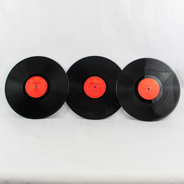 Lot of 3 Vintage Andy Williams Vinyl Records 1976 Columbia 33 RPM