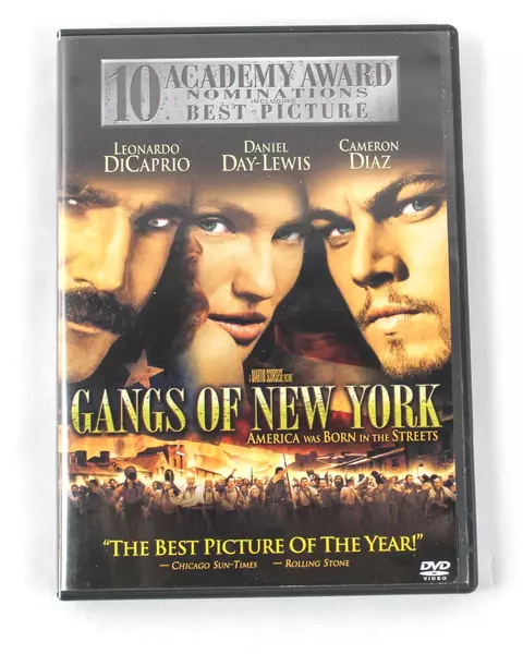 Gangs of New York DVD 2003 Leonardo DiCaprio Miramax Pre-Owned As-Is