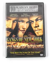 Gangs of New York DVD 2003 Leonardo DiCaprio Miramax Pre-Owned As-Is