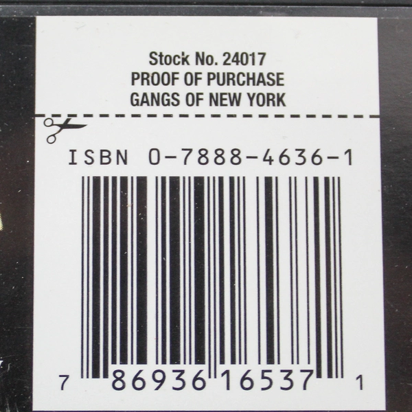 Gangs of New York DVD 2003 Leonardo DiCaprio Miramax Pre-Owned As-Is