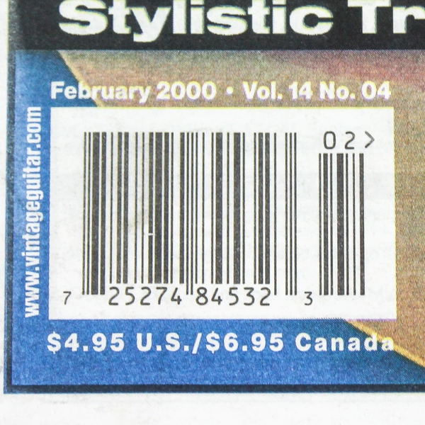 Vintage Guitar Magazine Feb 2000 Vol 14 No 04 - Gibson ES-335, Pre-Owned