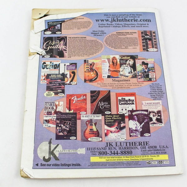 Vintage Guitar Magazine Aug 1999 Vol 13 No 11 Roy Buchanan - Pre-Owned