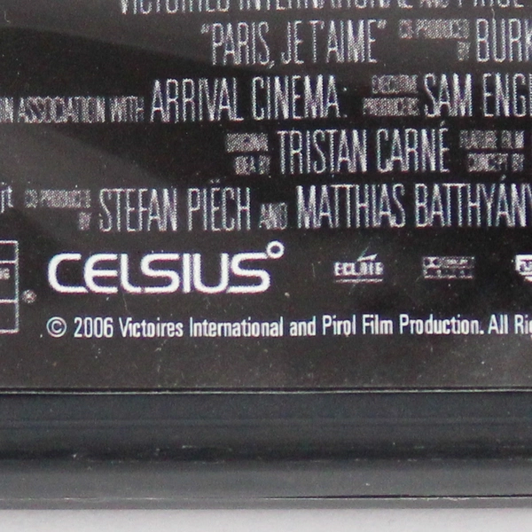 Paris Je T'Aime DVD Movie Paris I Love You 2006 Victoires International
