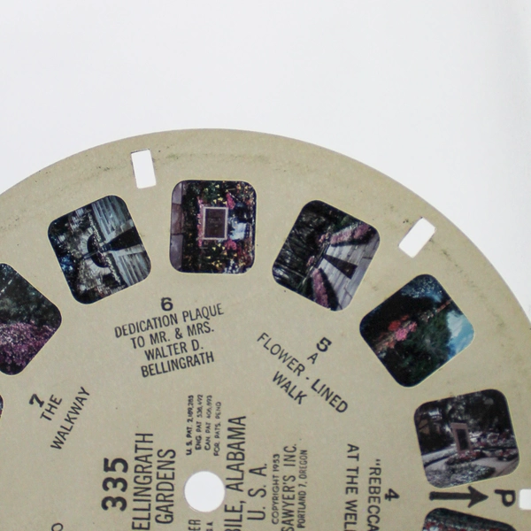 Lot of 2 Vintage Sawyer's ViewMaster Alabama Tennessee 335 336 World Wonders