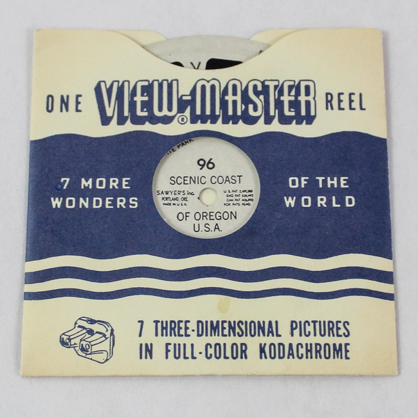 Vintage Sawyer's ViewMaster Scenic Coast of Oregon 96 Wonders Reel