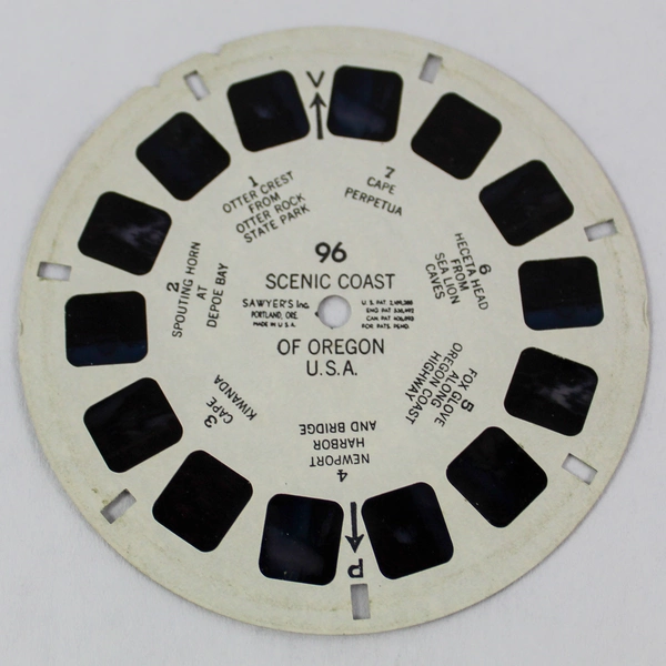Vintage Sawyer's ViewMaster Scenic Coast of Oregon 96 Wonders Reel