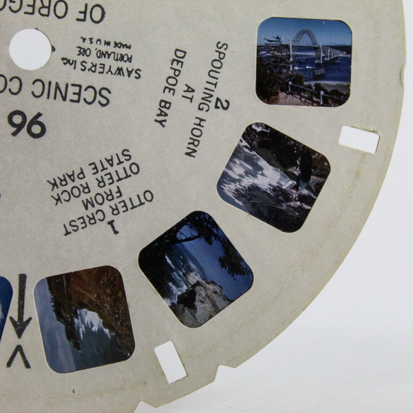 Vintage Sawyer's ViewMaster Scenic Coast of Oregon 96 Wonders Reel