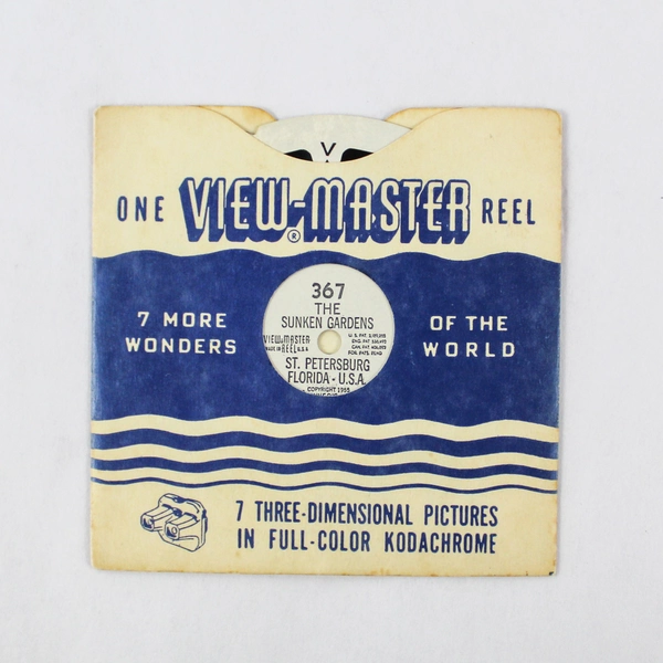 Vintage Sawyer's ViewMaster St. Petersburg Florida 367 World Wonders