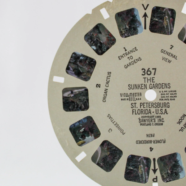 Vintage Sawyer's ViewMaster St. Petersburg Florida 367 World Wonders