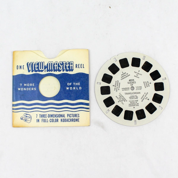 Vintage Sawyer's ViewMaster Scenes of Transjordan 4055 World Wonders