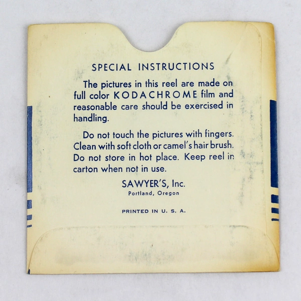 Vintage Sawyer's ViewMaster Scenes of Transjordan 4055 World Wonders