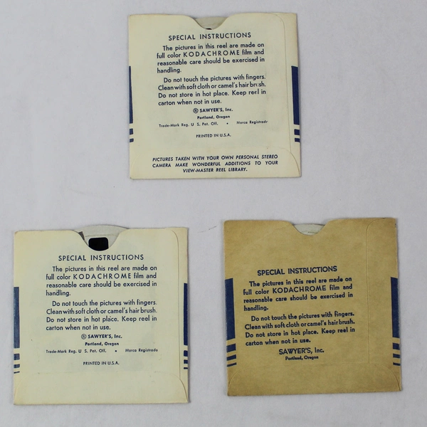 Lot of 3 Vintage ViewMasters 181 183 186 Virginia California Lake Tahoe