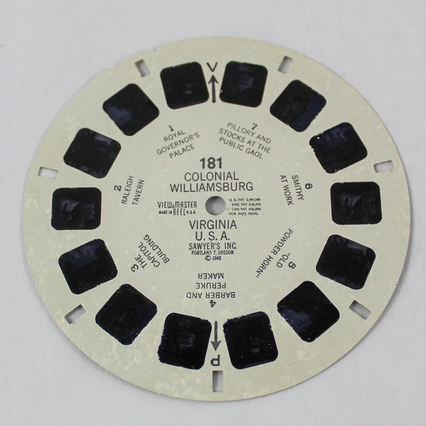 Lot of 3 Vintage ViewMasters 181 183 186 Virginia California Lake Tahoe