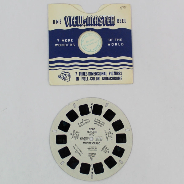 Vintage 1953 Sawyer's ViewMaster Reel 2680 Monaco Monte Carlo World Wonders