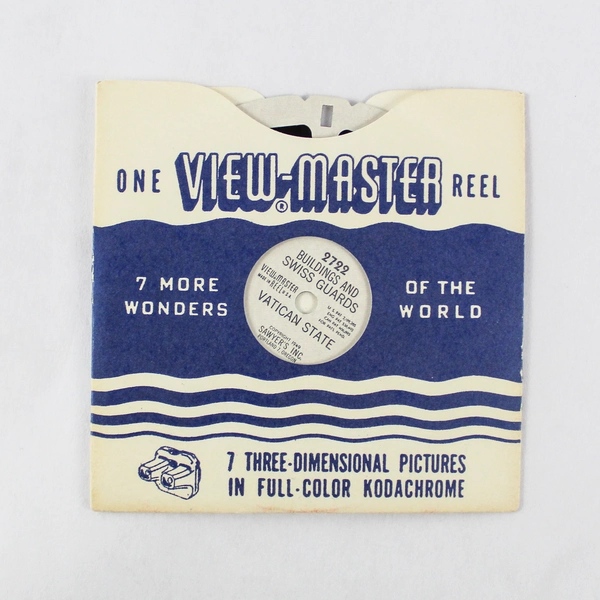 Vintage Sawyers ViewMaster Reel 2722 Vatican State Wonders Of The World