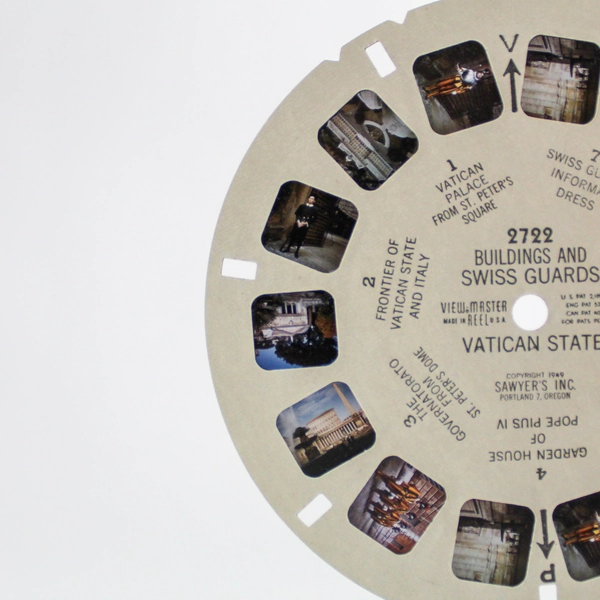 Vintage Sawyers ViewMaster Reel 2722 Vatican State Wonders Of The World