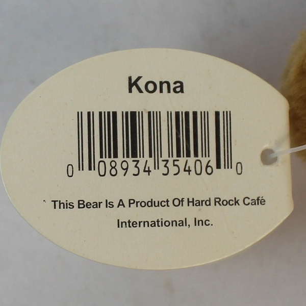 Hard Rock Cafe Isaac Beara Plush Toy 8.5" Collectible Brown Bear