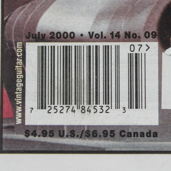 Vintage Guitar Magazine July 2000 Vol 14 No 09 Experience Music Project