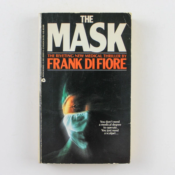 The Mask by Frank Di Fiore 1986 Medical Thriller Novel - Good Condition