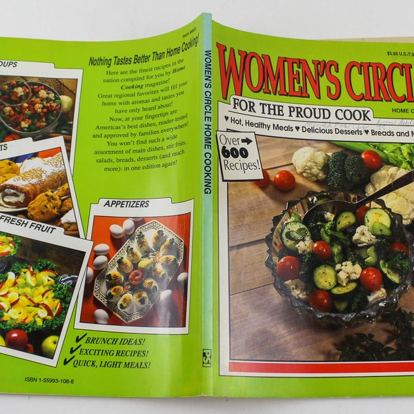 Women's Circle Home Cooking Cookbook 1991 - Over 600 Recipes, Paperback
