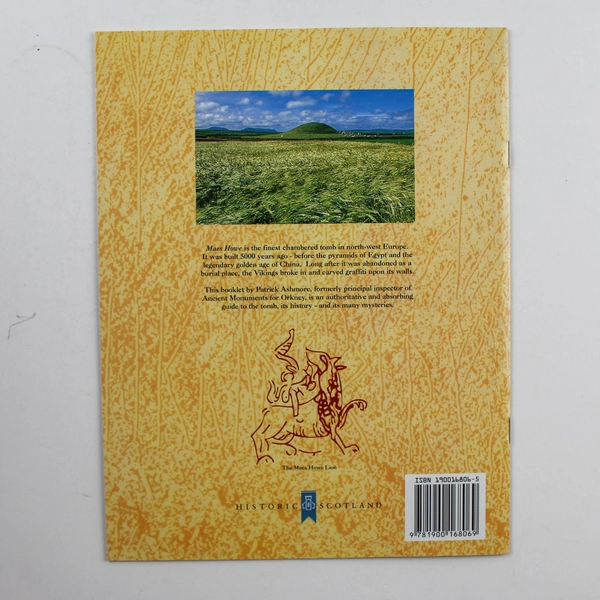 Maes Howe Official Souvenir Guide Book by Historic Scotland, 2000 Edition