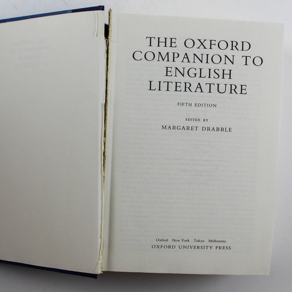 The Oxford Companion to English Literature 5th Ed by Margaret Drabble 1985