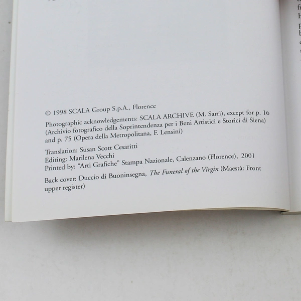 The Museo Dell'Opera Siena by Scala Group 1998 English Paperback Book