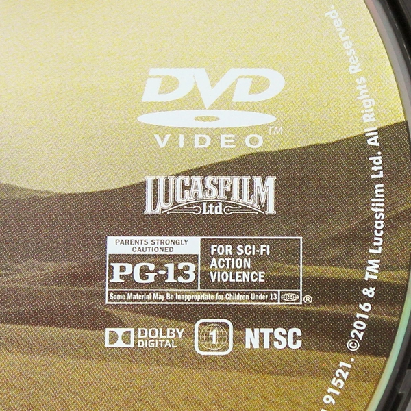 Star Wars The Force Awakens Blu-Ray DVD Digital HD Combo - Pre-Owned