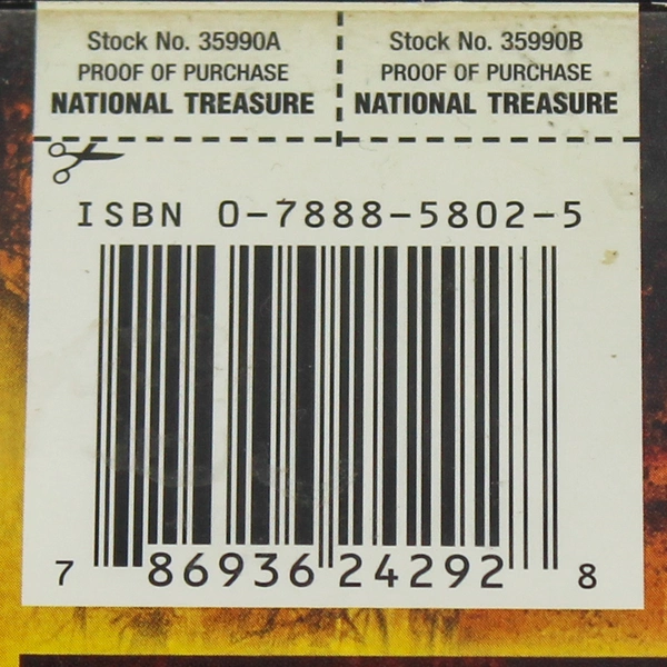 National Treasure DVD 2005 Widescreen Nicolas Cage - Pre-Owned, As-Is