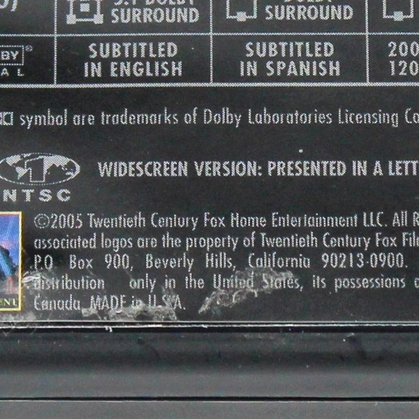 Mr. & Mrs. Smith DVD Brad Pitt Angelina Jolie Widescreen Pre-Owned As-Is