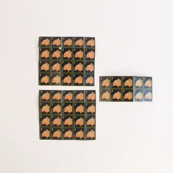 Lot of 50 Scott 1C Tiffany Lamp Postage Stamps 2007 Unused Very Fine