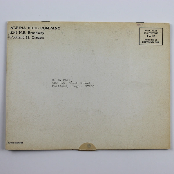 Vintage 1966 Albina Fuel Co Illustrated Calendar Book - Good Condition