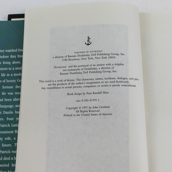 The Partner by John Grisham 1997 Hardcover Dust Jacket Good Condition