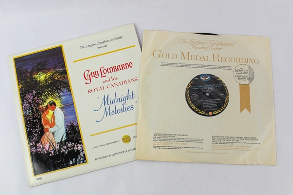 Guy Lombardo Midnight Melodies Vinyl Record Decca Royal Canadians As-Is