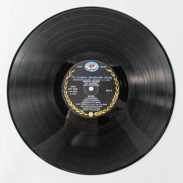 Guy Lombardo Midnight Melodies Vinyl Record Decca Royal Canadians As-Is