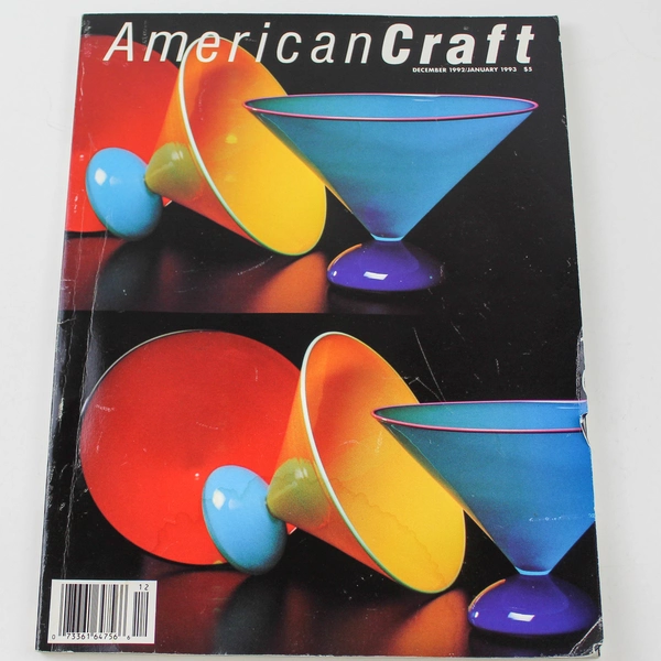 American Craft Magazine Dec 1992-Jan 1993 Vintage Art Good Condition