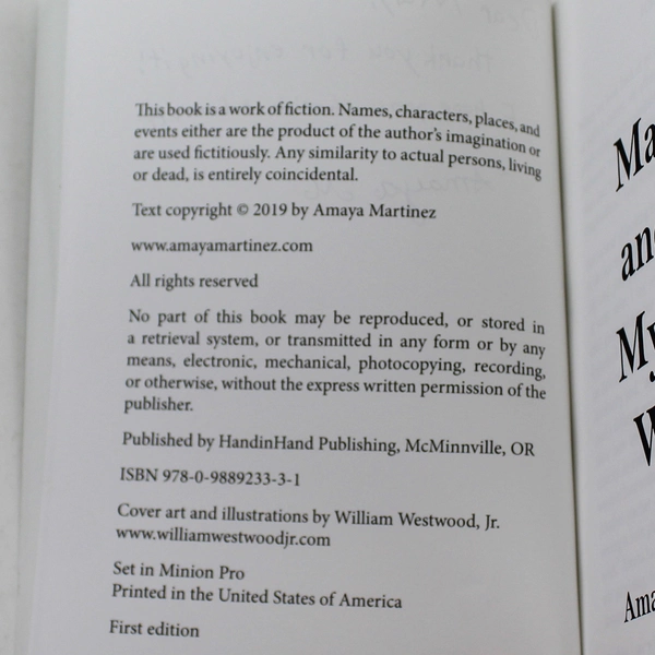 Maggie and the Mystical Woods by Amaya D. Martinez PB - Good Condition