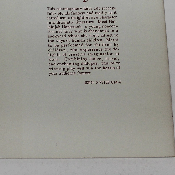 Hallelujah Hopscotch by Rachel Burchard 1986 PB Book Good Condition