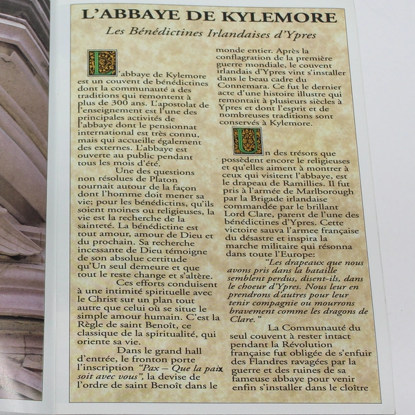 L'Abbaye De Kylemore Un Aperçu Historique Book by John Hinde Limited